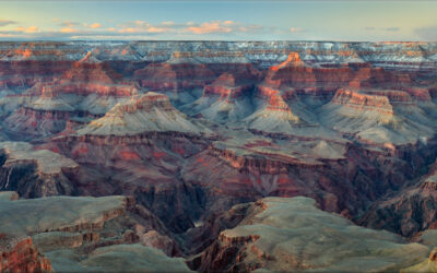 Last Light on the Canyon-Panoramic (This image is in panoramic format)